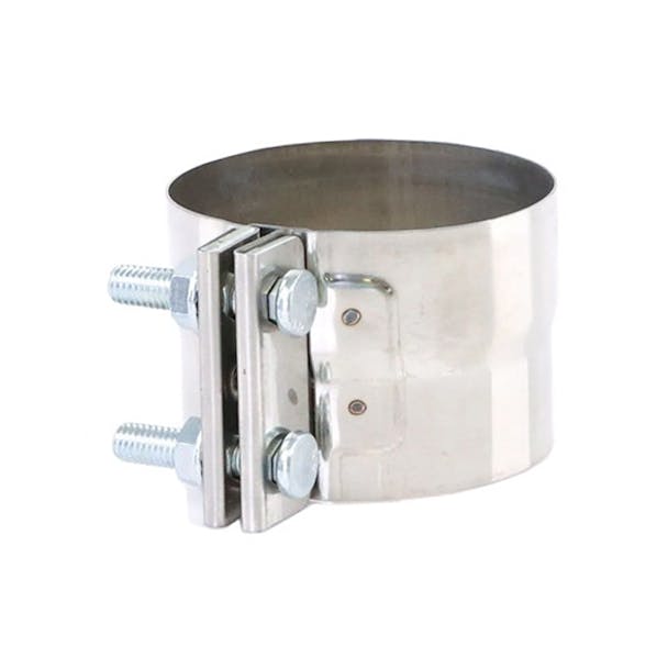 4" Stainless Steel Flat Bolt Saddle Clamp- default