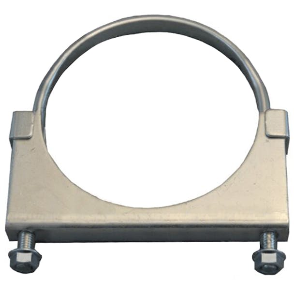 5" Zinc Plated Flat Bolt Exhaust Clamp