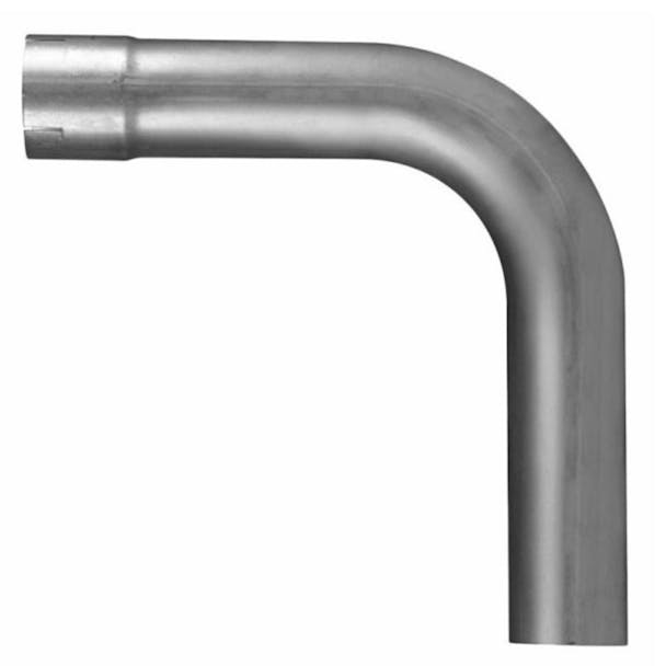 90 Degree 12" x 12" Degree Aluminized Steel Exhaust Elbow Default