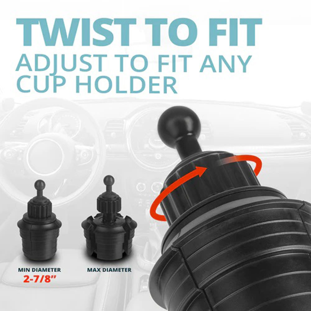 Universal Cup Holder Phone Mount - Thumbnail 4