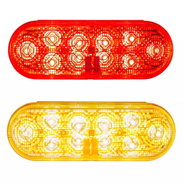 10 LED 6" Oval STT Light With Heated Lens-default