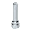  Dallas Grooved Vertical Chrome Gearshift Knob With 9/10 Adapter-top