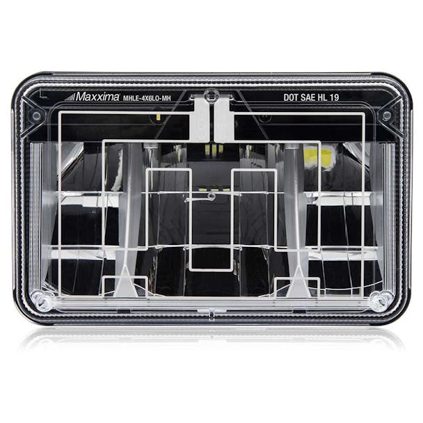 4" x 6" Heated LED Head Light With Maxx Heat Lens By Maxxima