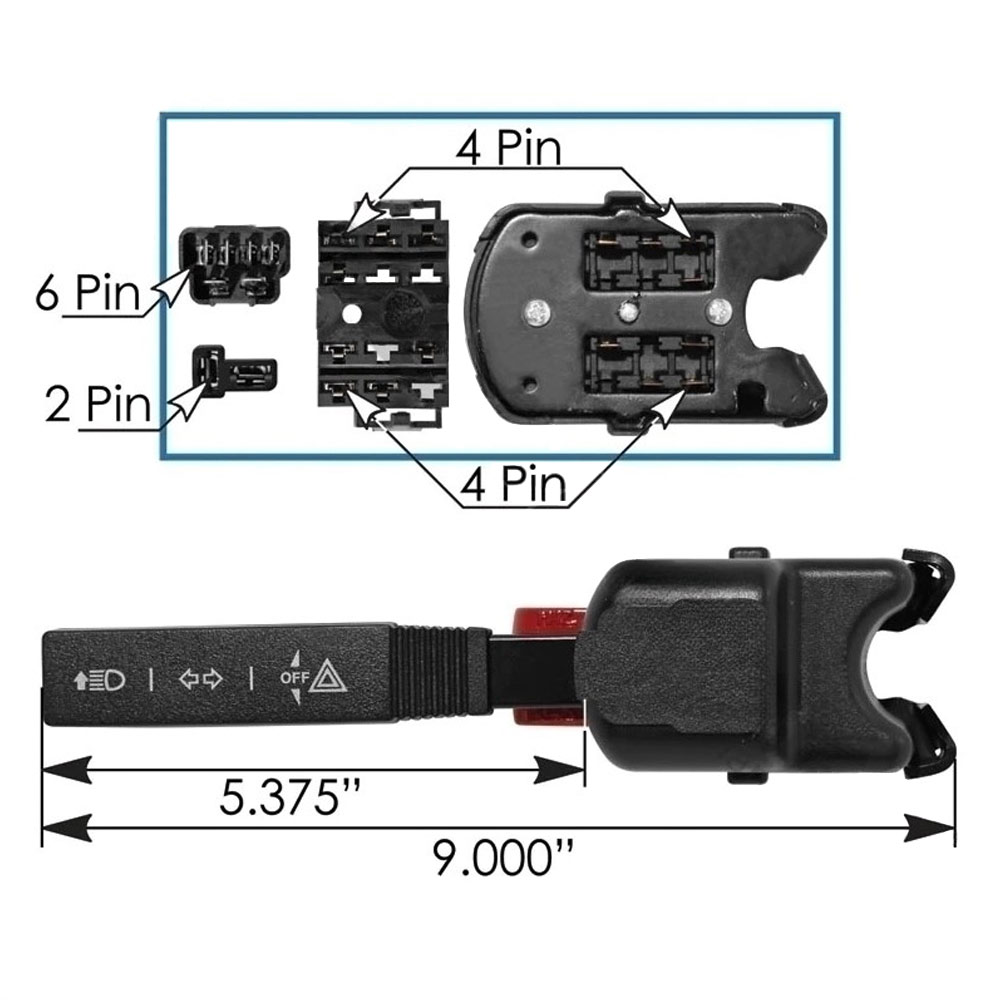International Grote Turn Signal Switch 3544933C91 48283