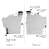 Freightliner M2 Coolant Reservoir A2272446004 A22-72446-004 Dimensions