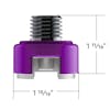 Vibrant Colored Gearshift Mounting Adapter 13/15/18 Speed Eaton Fuller Style - Candy Purple Measurements 