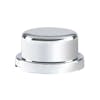 48 Pack of Chrome Plastic Huck Rivet Nut Covers - Small