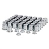 48 Pack of Chrome Plastic Huck Rivet Nut Covers - Default