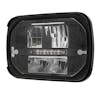 ULTRALIT 5"X7" Heated LED Headlight With White Position Light - Tilt OFF