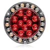 30 LED 5.5" Hybrid Combination Round Stop Turn Tail & Back Up Warning Light By Maxxima - Off