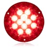 30 LED 5.5" Hybrid Combination Round Stop Turn Tail & Back Up Warning Light By Maxxima - Outer Off