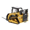 Caterpillar 259D3 Compact Tracker Loader With Work Tools Replica 1/50 Scale Angled Driver Side view