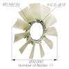 Mack Fan Blade 85111556 Dimensions