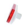 6" Oval Turbine STT LED Light - Red Side ON