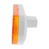 6" Oval Turbine STT LED Light - Amber Side ON