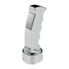 Pistol Grip Thread On Shift Knob With 9/10 Speed Adapter - Chrome Back Tilt Right