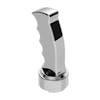 Pistol Grip Thread On Shift Knob With 9/10 Speed Adapter - Chrome Back Tilt Left