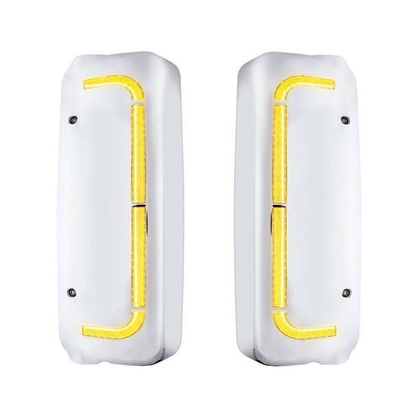 Freightliner Century Columbia Sequential LED Mirror Cover - Default