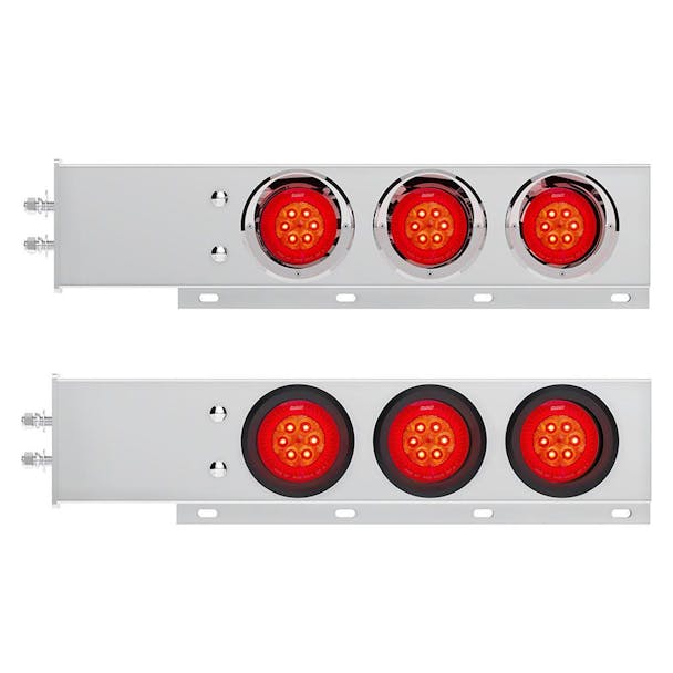 2" Stainless Steel Turbine LED Mud Flap Hanger - Default