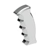 Pistol Grip Thread On Shift Knob - Chrome Left