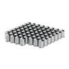 60 Pack of Chrome 1 1/2" Pointed Nut Covers - Sixty Count