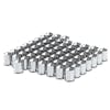 60 Pack of Chrome 1 1/2" Pointed Nut Covers - Default