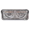 Western Star 4800 4900 6900 Series Half Moon Rectangular Chrome Headlight Assembly - Driver Side