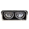 Western Star 4800 4900 6900 Series Half Moon Rectangular Blackout Headlight Assembly - Driver Side
