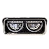 Western Star 4800 4900 6900 Series Half Moon Rectangular Blackout Headlight Assembly - Passenger Side