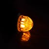  3/4" Mini Watermelon Clearance Marker Lights - Amber Side