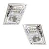 Volvo VN VNL 2004-2018 Chrome LED Fog Light With Daytime Running Lights - Default