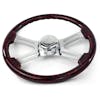 18" Lightning Design Steering Wheel - Red Lighting