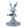 Chrome Shotgun Bunny Hood Ornament - Front