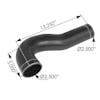 International Radiator Outlet Hose 6119945C1 Measurements