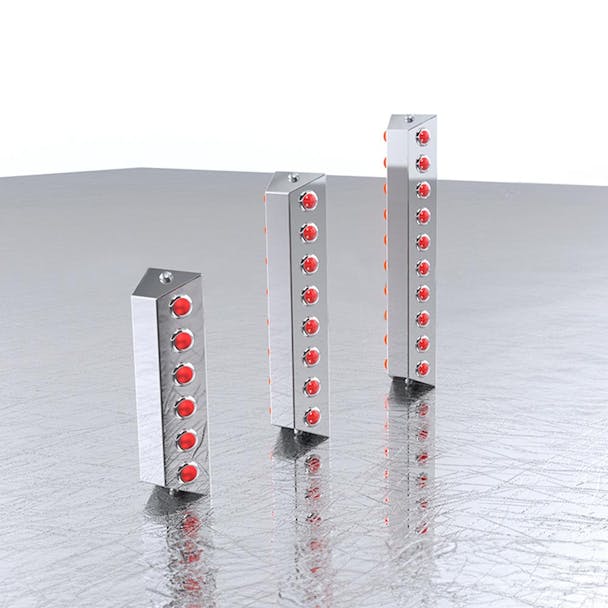 Phantom Universal Lightbars With 3/4" Button LEDs