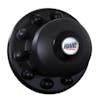 Black Unitized Cover-Up Floater Hub Covers - Rear