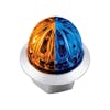 Mini Watermelon Dual Function Amber Fury Clearance Marker Light - Amber/ Blue