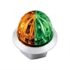 Mini Watermelon Dual Function Amber Fury Clearance Marker Light - Amber/ Green