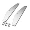 Stainless Steel Front Flap Accents by RoadWorks - 16"