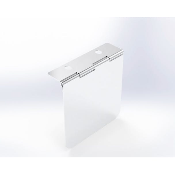 Universal Stainless Steel Hinged IFTA Permit Holders