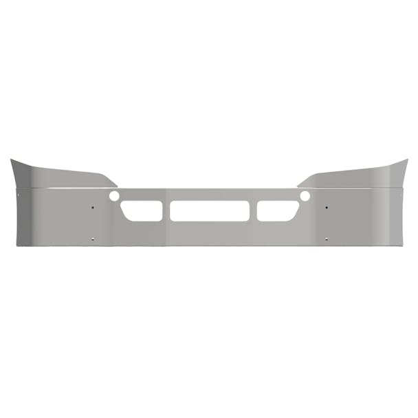 Freightliner Cascadia P3 2008-2017 14" Stainless Steel Bumper With Tow Holes - Thumbnail
