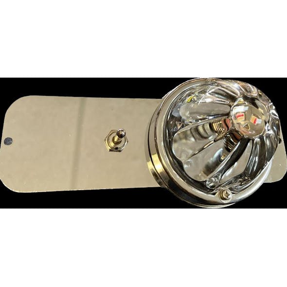 Kenworth Peterbilt Above Door Light With Light Hole And Toggle Switch Hole - Thumbnail