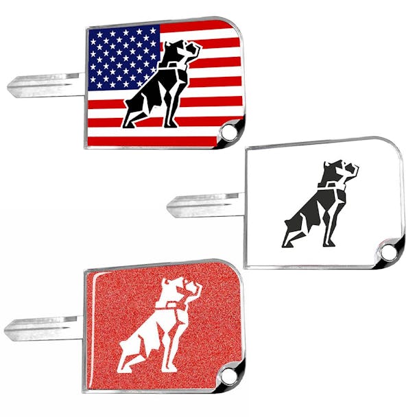 Mack Bulldog Logo Aluminum Key Cover - Default