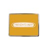 Freightliner Logo Belt Buckle - Yellow Rectangular