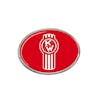 Kenworth Logo Belt Buckle - Red Oval