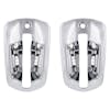 Freightliner Cascadia 6 LED Illuminated Chrome Door Handle Cover - white