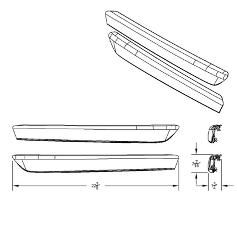 Freightliner Cascadia Chrome Door Handle Covers | Raney's