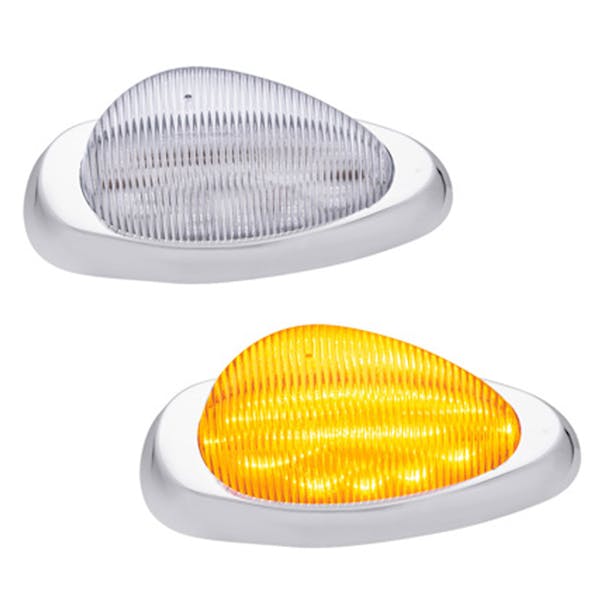 Freightliner 15 LED Sleeper Clearance Marker Light with Chrome Bezel - default