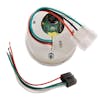 Semi 3 3/8" Electric Programmable Speedometer Gauge By ISSPRO - back and harness