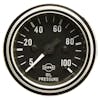 Semi Truck 2 1/16" Mechanical Oil Pressure Gauge By ISSPRO - chrome 100